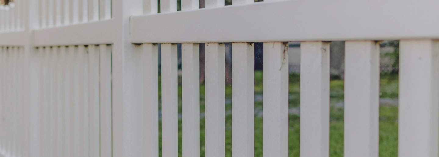 white fence needs a maintenance